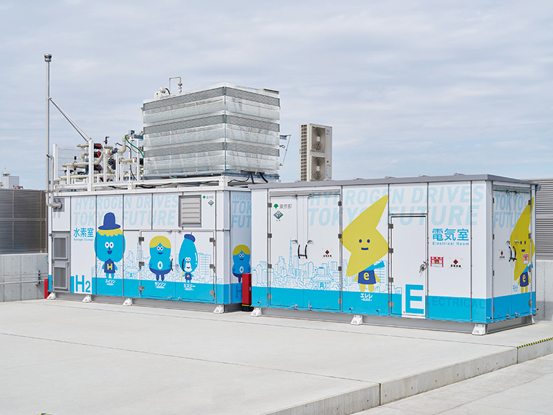 水電解装置Power to Gas（P2G）システム